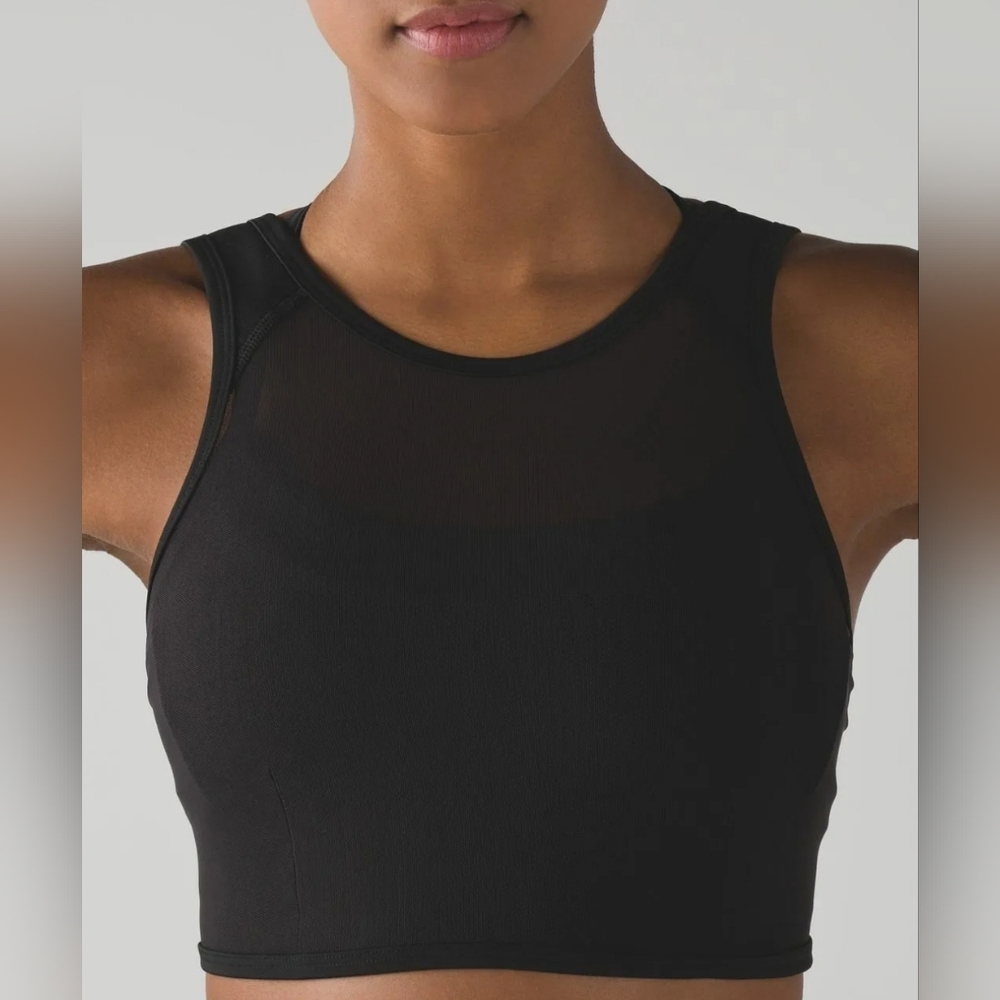Lululemon Fit Physique Crop Mesh Bra Tank